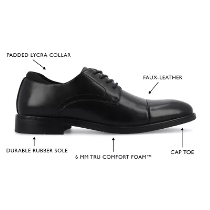 Vance Co Maning Mens Cap Closed Toe Loafers