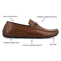 Vance Co Holden Mens Moc Closed Toe Loafers