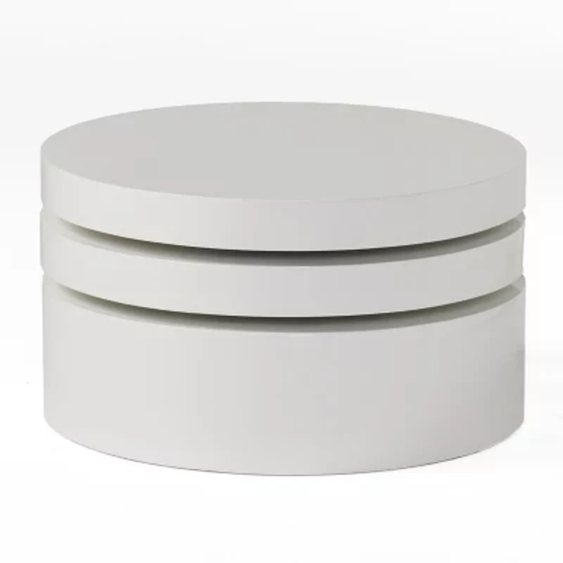 Oval Rotatable Coffee Table