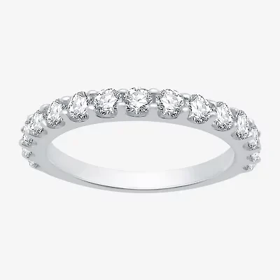 1 CT.T.W. Lab-Grown Diamond Wedding Band 10K or 14K Gold