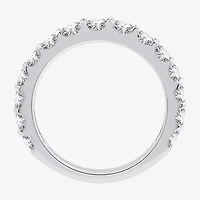 (G / Si1-Si2) Womens 1 1/2 CT. T.W. Lab Grown White Diamond 10K Gold Wedding Band