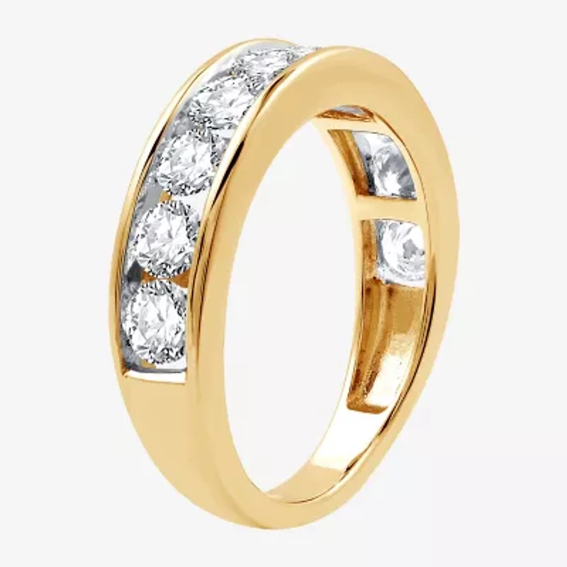 1 1/2 CT. T.W. Lab-Grown (G / SI1-SI2)  Diamond Wedding Band 10K or 14K Gold