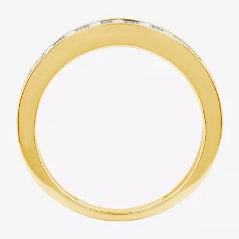 1 CT. T.W. Lab-Grown Diamond Wedding Band 10K or 14K Gold