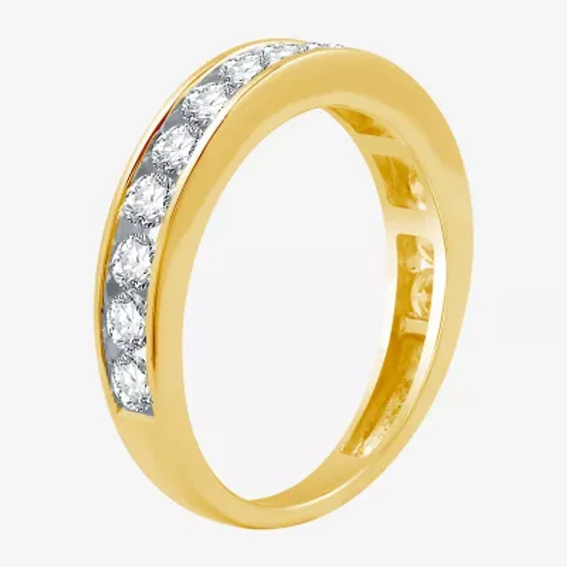 1 CT. T.W. Lab-Grown Diamond Wedding Band 10K or 14K Gold