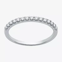 1/4 CT. T.W. Lab Grown White Diamond 10K Gold Wedding Band