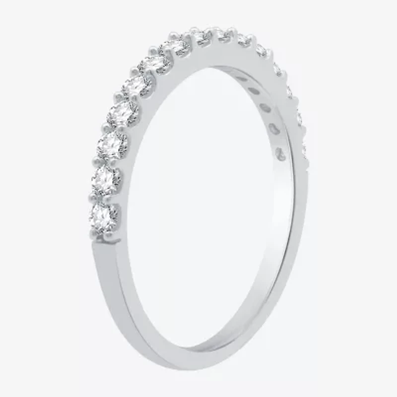 1/2 CT. T.W. Lab-Grown Diamond Wedding Band 10K or 14K Gold.