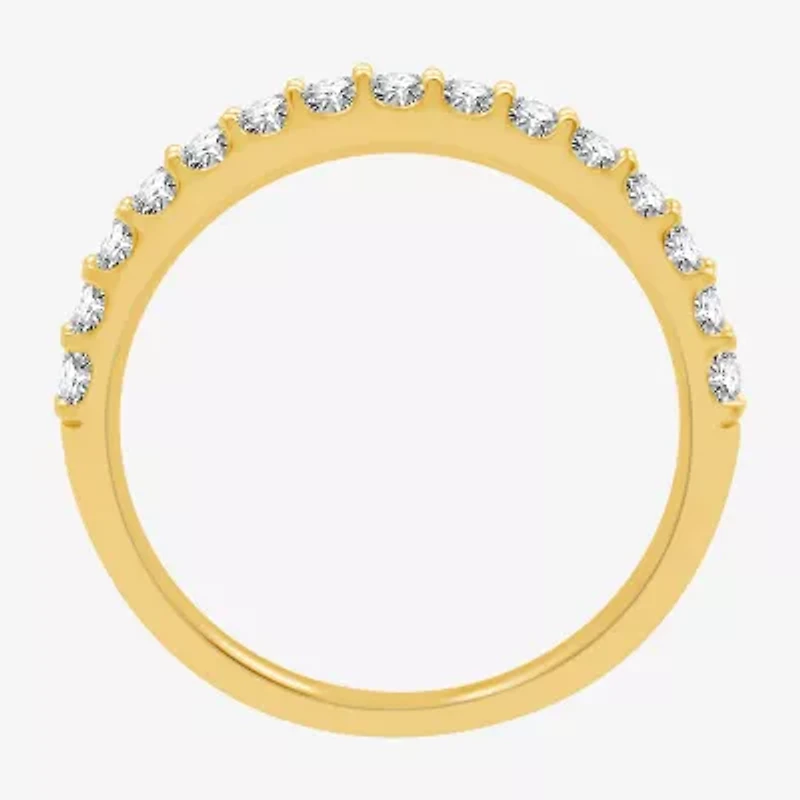 1/2 CT. T.W. Lab-Grown Diamond Wedding Band 10K or 14K Gold.