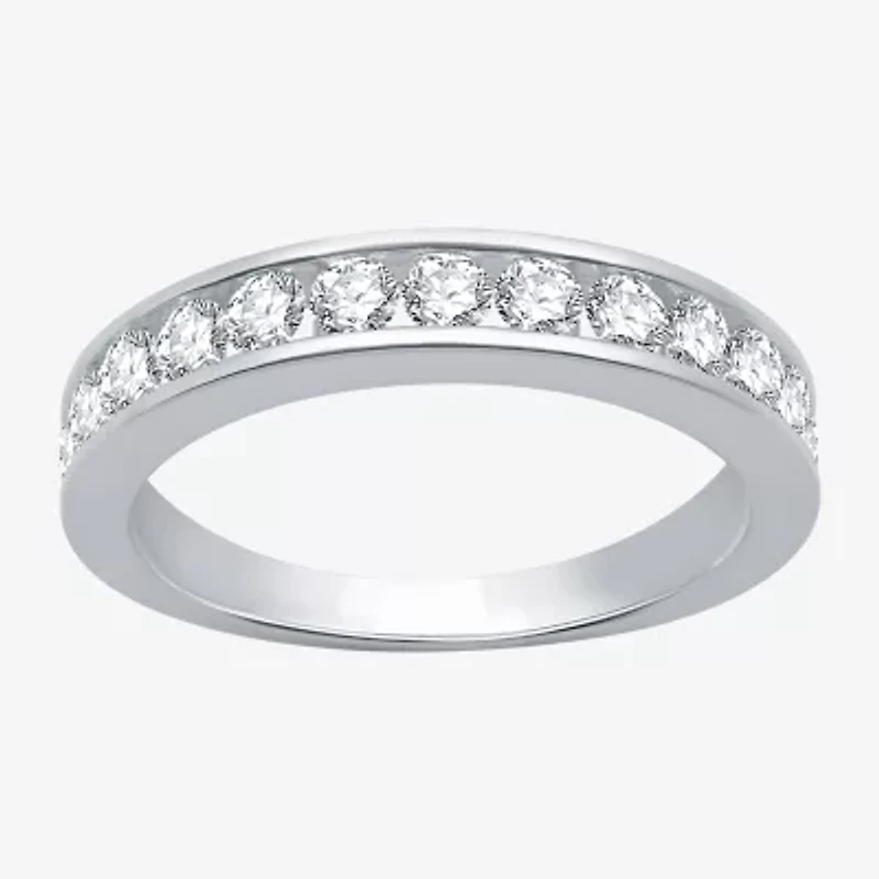 1 CT. T.W. Lab-Grown Diamond Wedding Band 10K or 14K Gold