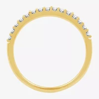 1/4 CT. T.W. Lab Grown White Diamond 10K Gold Wedding Band