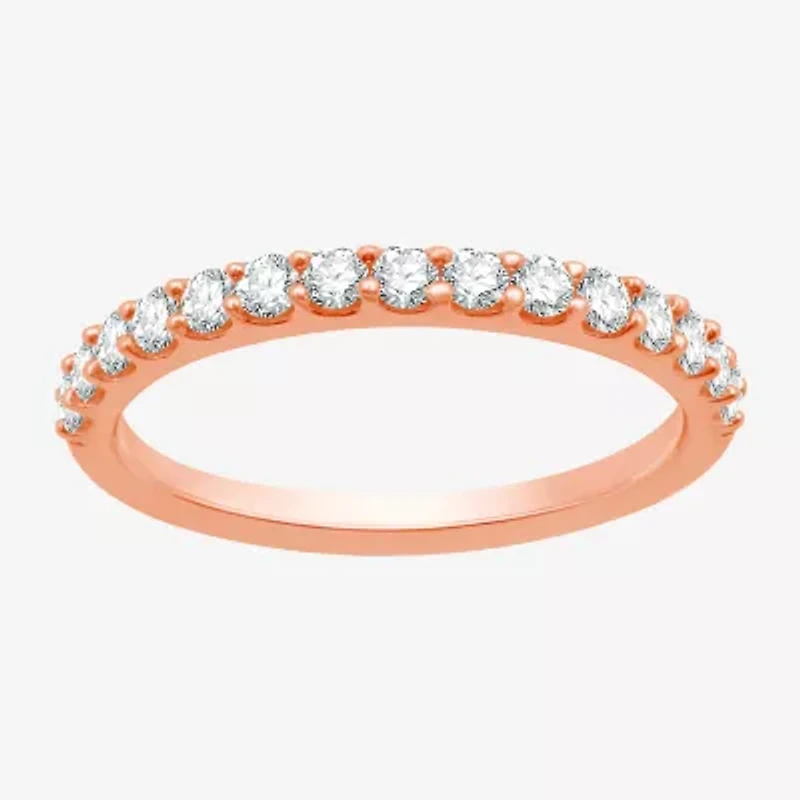 1/2 CT. T.W. Lab-Grown Diamond Wedding Band 10K or 14K Gold.