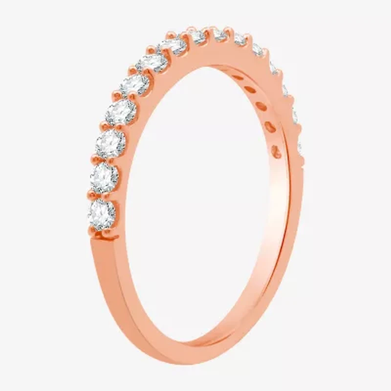 1/2 CT. T.W. Lab-Grown Diamond Wedding Band 10K or 14K Gold.