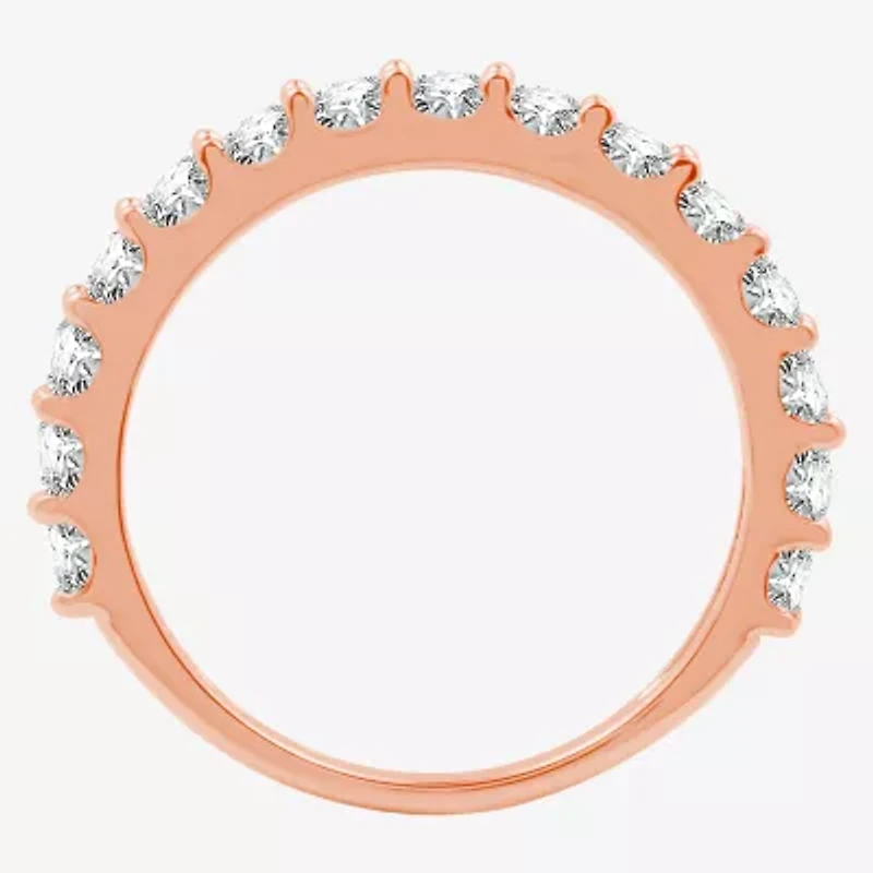 1 CT.T.W. Lab-Grown Diamond Wedding Band 10K or 14K Gold