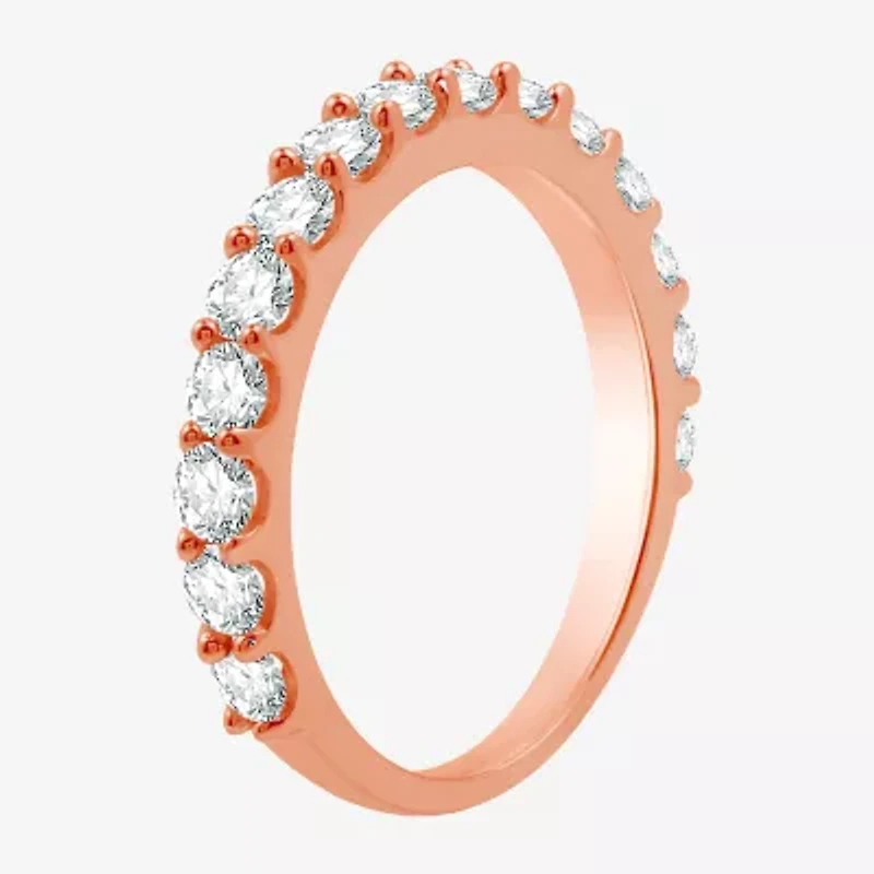 1 CT.T.W. Lab-Grown Diamond Wedding Band 10K or 14K Gold