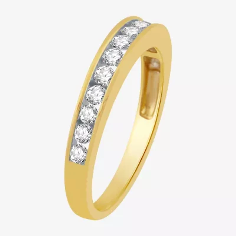 1/2 CT. T.W. Lab-Grown Diamond Wedding Band 10K or 14K Gold