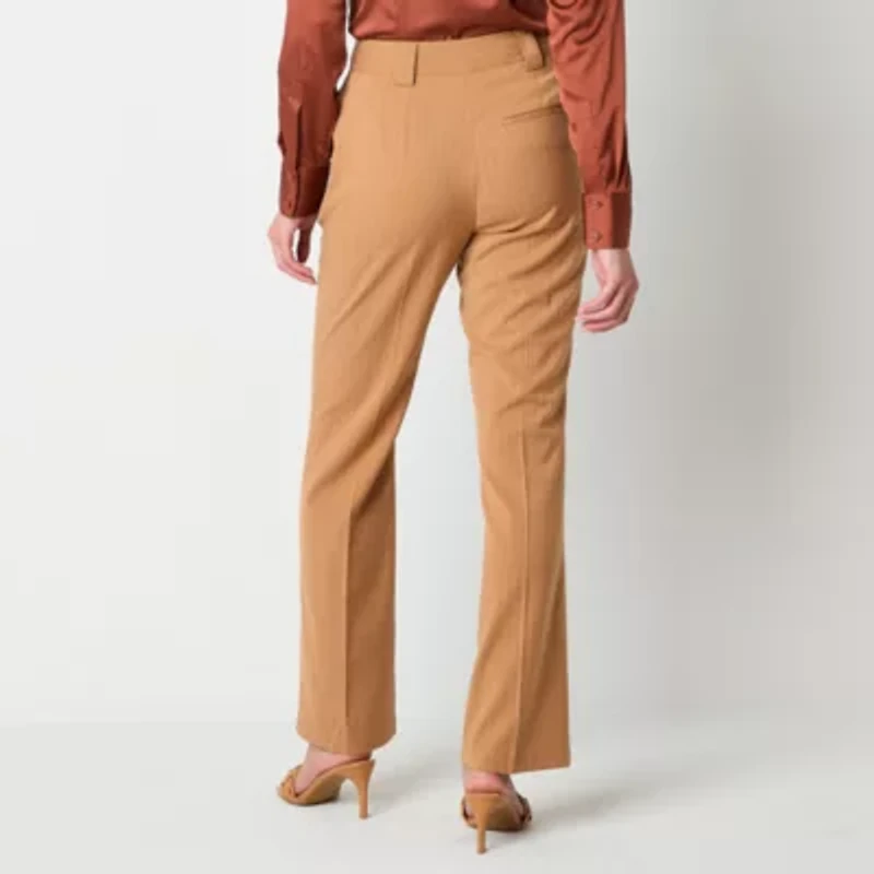 Worthington Womens Straight High Rise Trouser