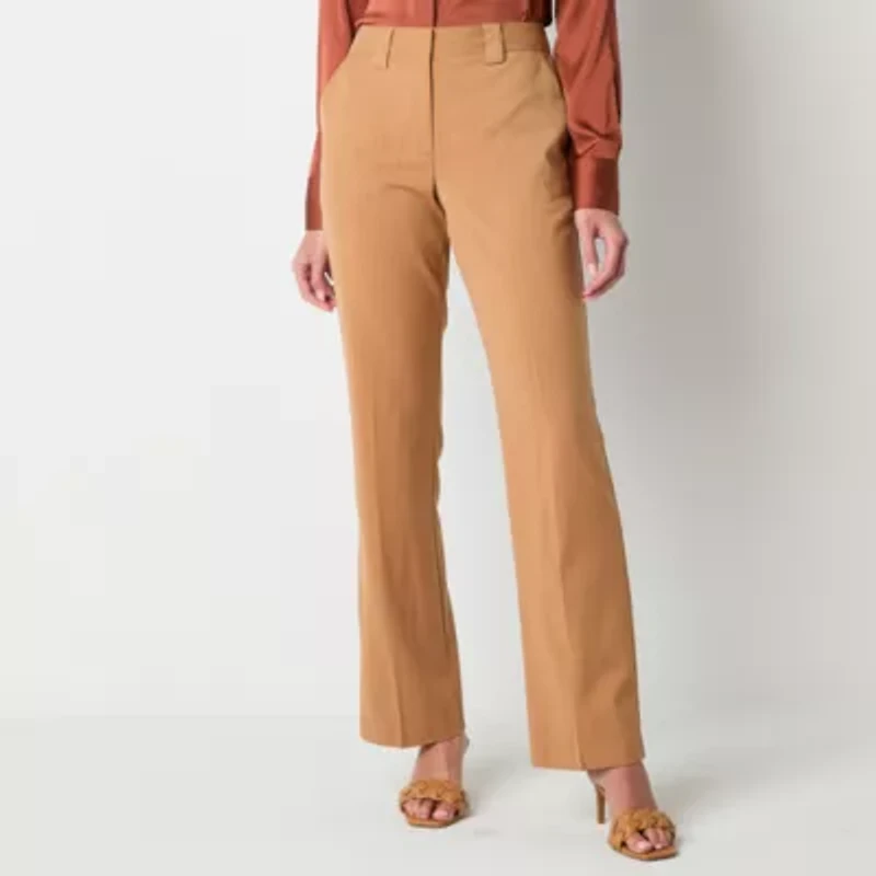 Worthington Womens Straight High Rise Trouser