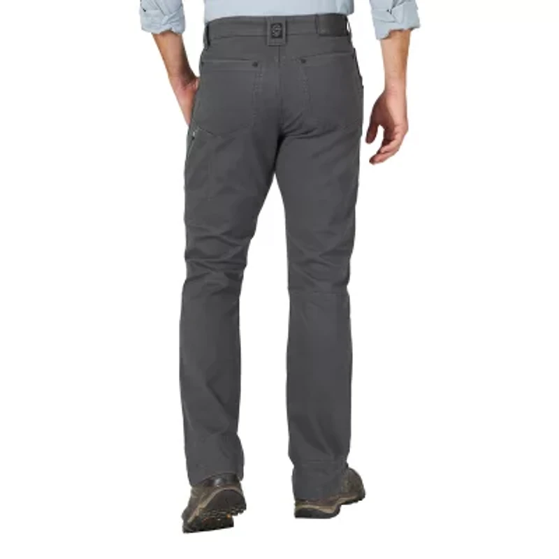 Wrangler All Terrain Gear Reinforced Utility Mens Comfort Waistband Regular Fit Flat Front Pant