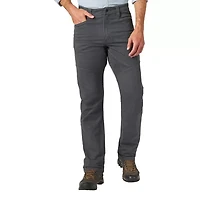 Wrangler All Terrain Gear Reinforced Utility Mens Comfort Waistband Regular Fit Flat Front Pant