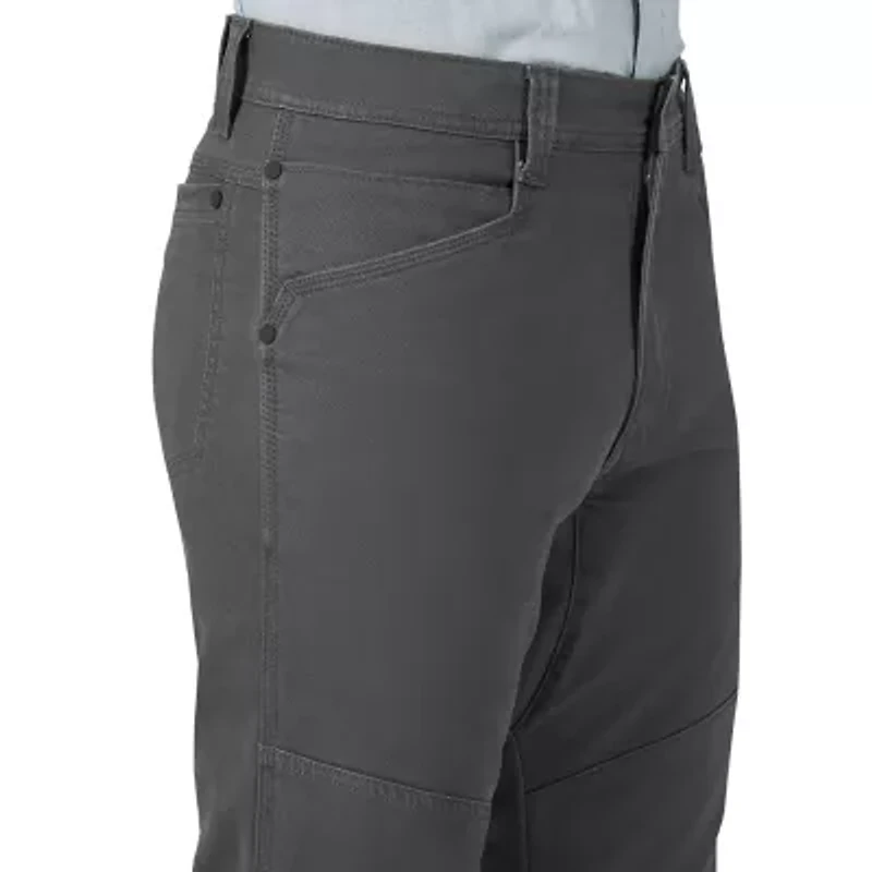 Wrangler All Terrain Gear Reinforced Utility Mens Comfort Waistband Regular Fit Flat Front Pant