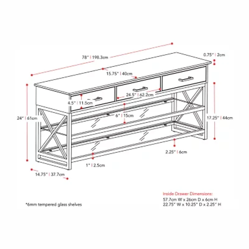 Corliving Houston TV Stand