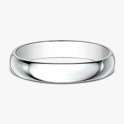 Mens 4MM 10K Gold Wedding Band