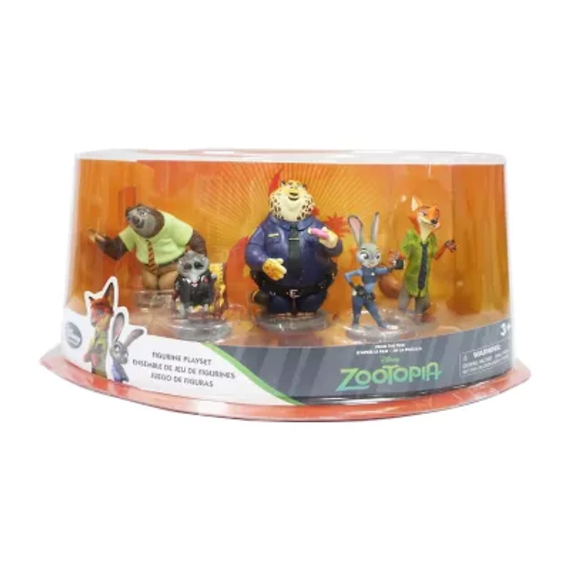 Disney Collection 5-Pc. Zootopia Figurine Set 5-pc. Zootopia Toy Playset