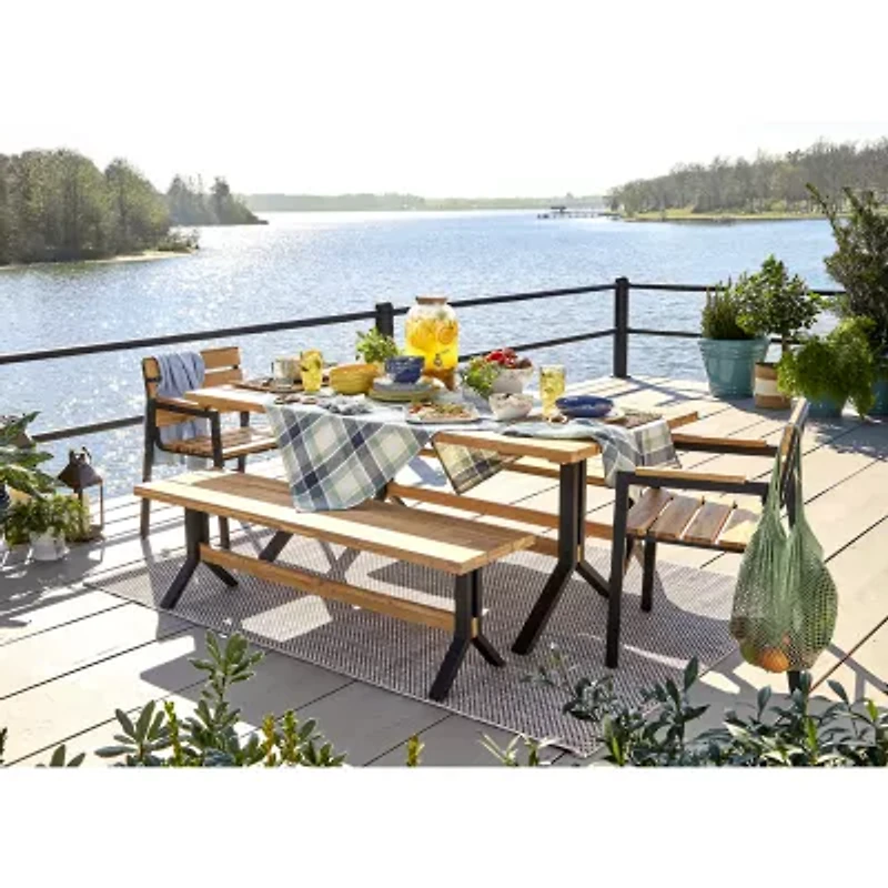 Linden Street Caspian Tile 4-pc. Melamine Dinner Plates