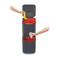 Joseph Joseph  Totem Compact 40-Litre Waste And Recycling Bins Trash Can
