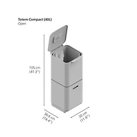 Joseph Joseph  Totem Compact 40-Litre Waste And Recycling Bins Trash Can