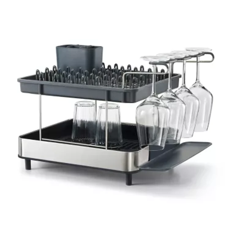 Joseph Joseph  Excel Steel 2-Tier - Grey Dish Rack