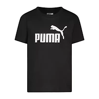 PUMA Big Kid Boys Crew Neck Short Sleeve Classic Fit Graphic T-Shirt
