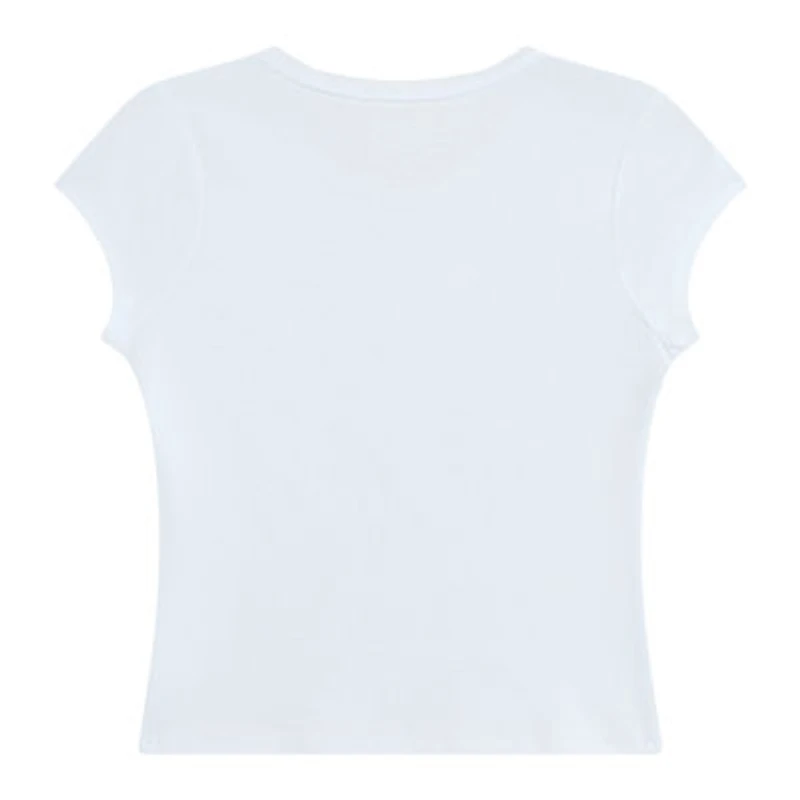 by&by girl Big Kid Girls Round Neck Short Sleeve T-Shirt