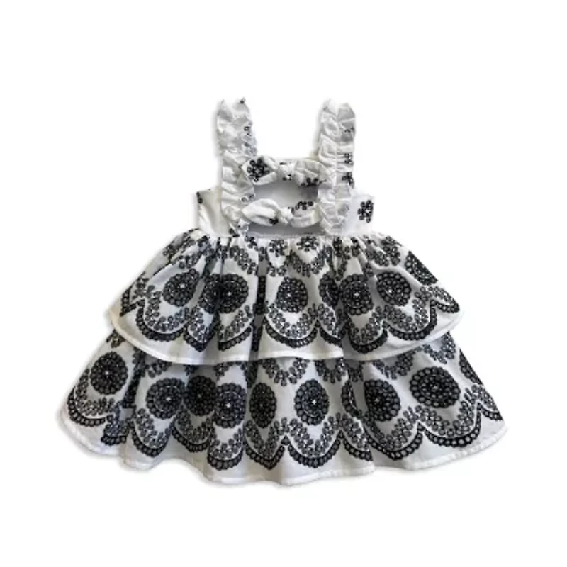 Blueberi Boulevard Toddler Girls Sleeveless A-Line Dress