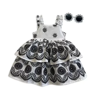 Blueberi Boulevard Toddler Girls Sleeveless A-Line Dress