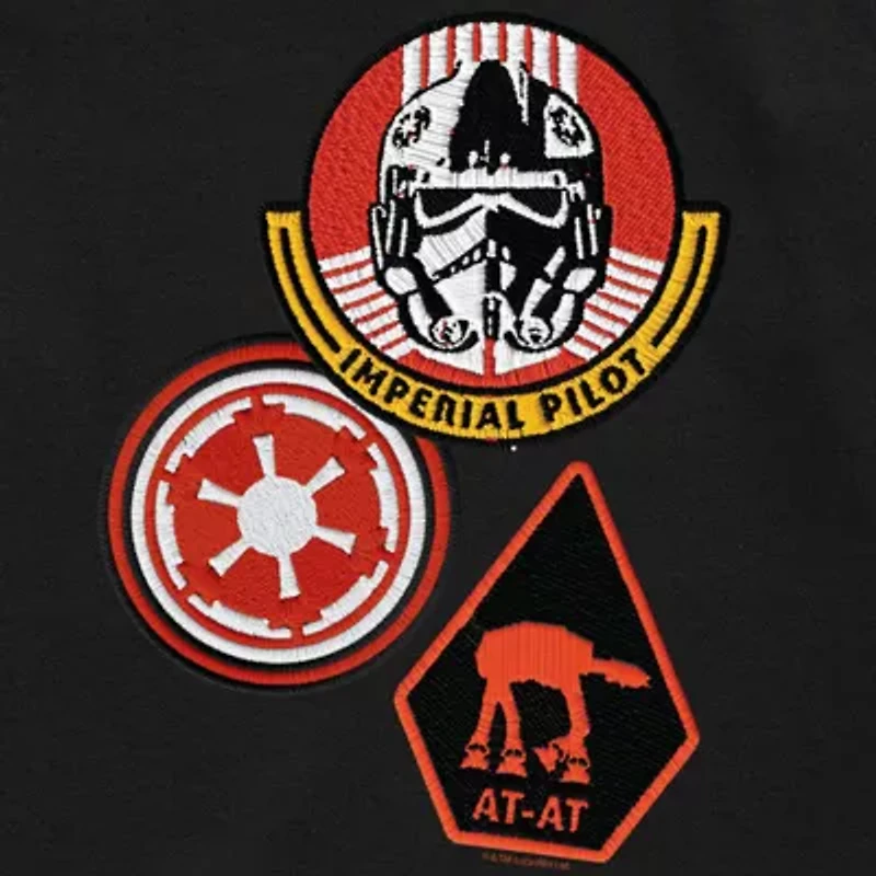 Disney Collection Little & Big Kid Boys Crew Neck Short Sleeve Regular Fit Baby Yoda Star Wars Graphic T-Shirt