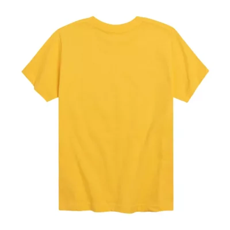 Disney Collection Toddler Boys Crew Neck Short Sleeve Regular Fit Baby Yoda Star Wars Graphic T-Shirt