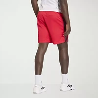 adidas Essential 3 Stripe Mens 7" Workout Shorts