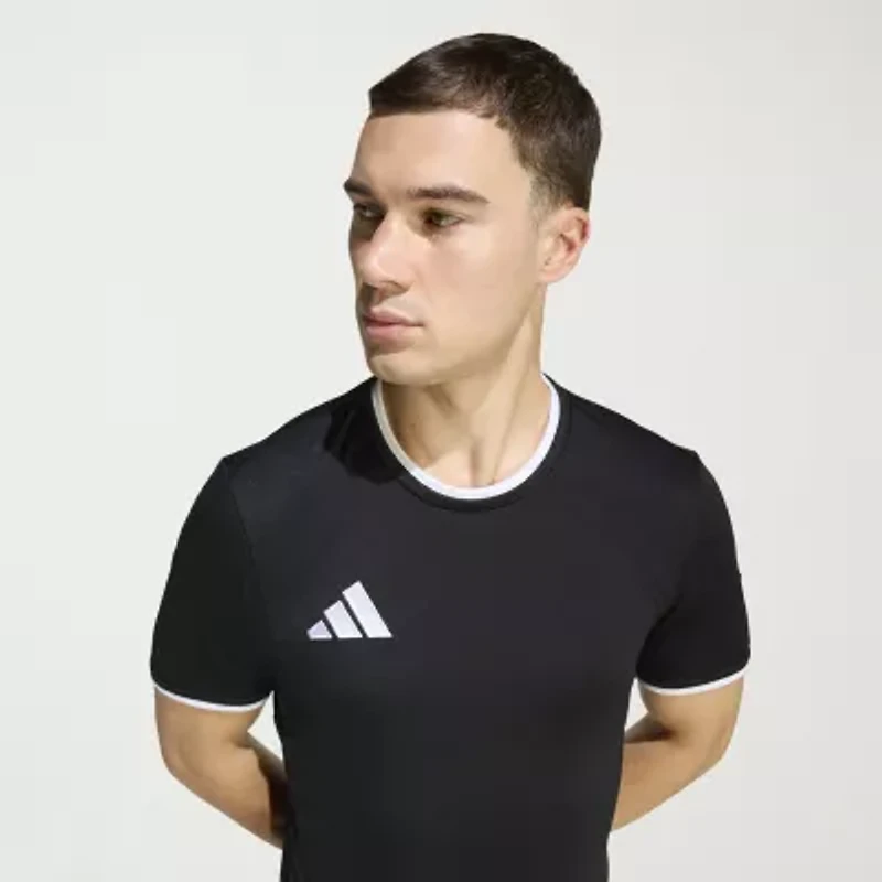 adidas Mens Crew Neck Short Sleeve Active T-Shirt