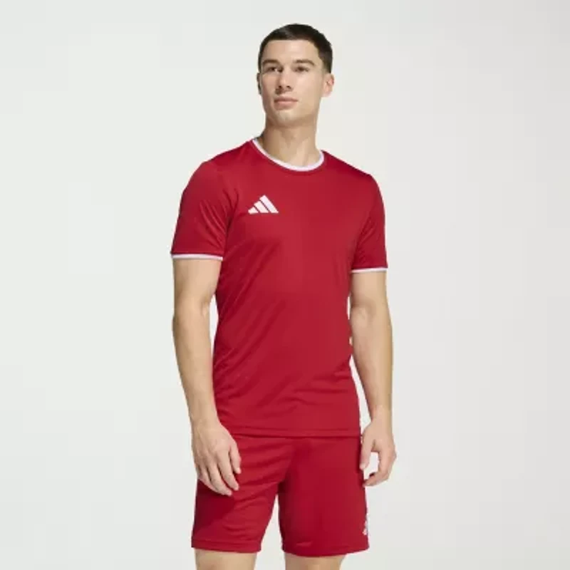 adidas Mens Crew Neck Short Sleeve Active T-Shirt
