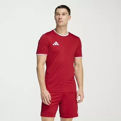 adidas Mens Crew Neck Short Sleeve Active T-Shirt