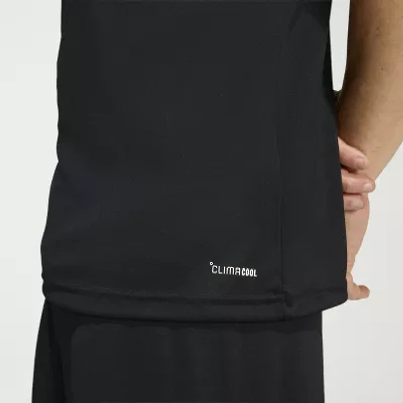 adidas Mens Crew Neck Short Sleeve Active T-Shirt