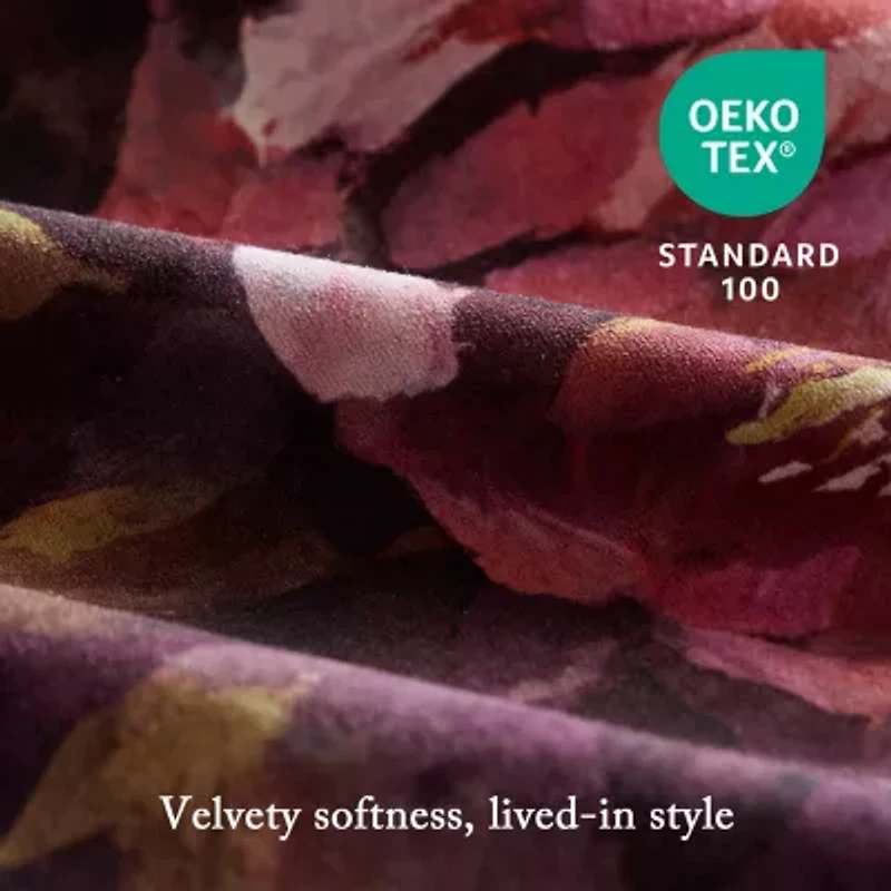 Madison Park Rosalina Velvet 4-pc. Midweight Easy Care Comforter Set