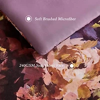 Madison Park Rosalina Velvet 4-pc. Midweight Easy Care Comforter Set