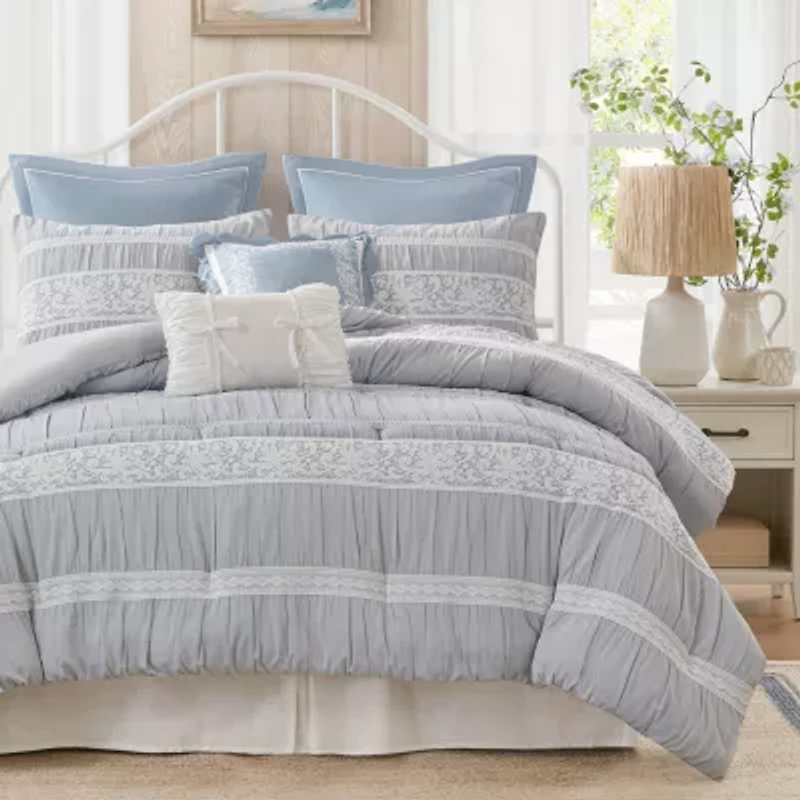 Madison Park Marlowe Jacquard 7-pc. Midweight Easy Care Comforter Set