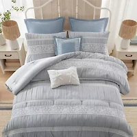 Madison Park Marlowe Jacquard 7-pc. Midweight Easy Care Comforter Set