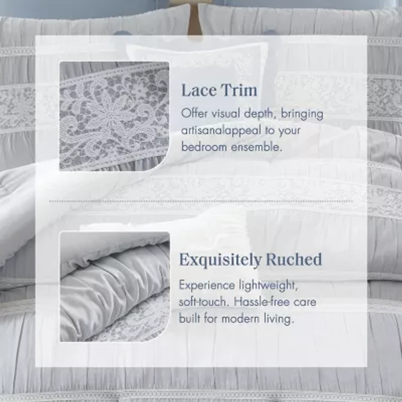 Madison Park Marlowe Jacquard 7-pc. Midweight Easy Care Comforter Set