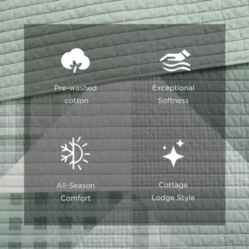 Woolrich Olsen Coverlet Mini Set 3-pc. Easy Care