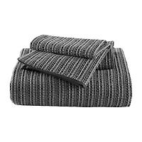 Woolrich Lyon Waffle Washed 3-pc. Easy Care Duvet Cover Set