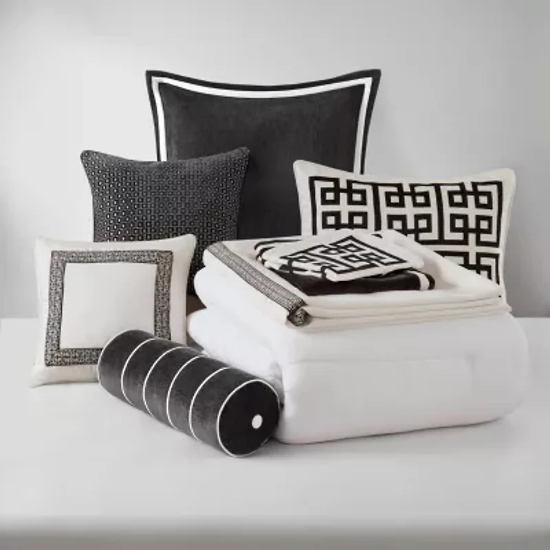 Madison Park Signature Jarvis Embroidery 8-pc Oversized Comforter Set