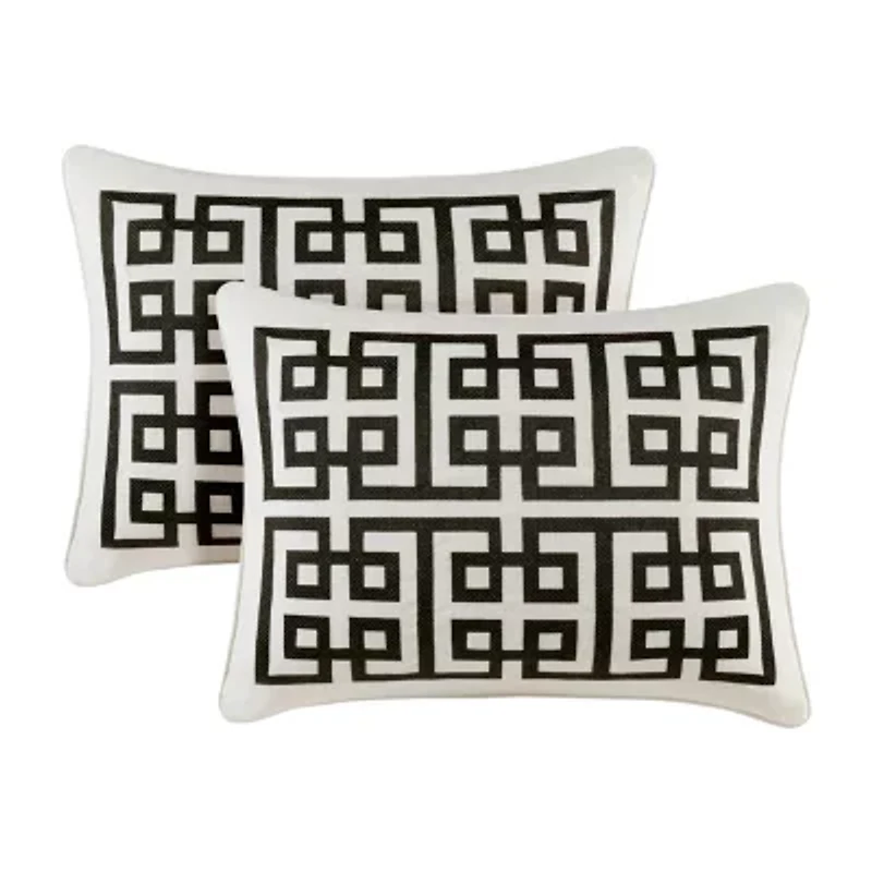 Madison Park Signature Jarvis Embroidery 8-pc Oversized Comforter Set